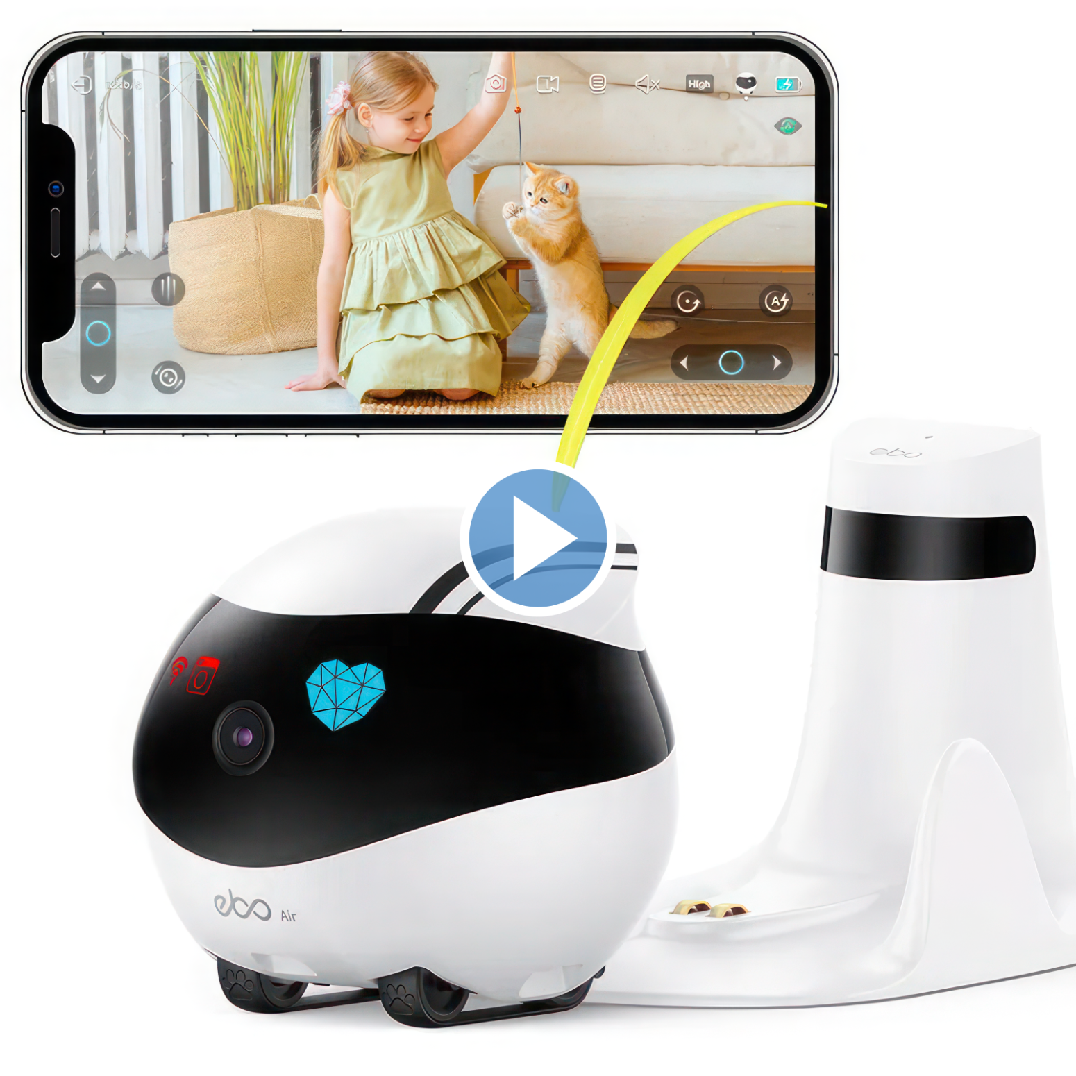 Enabot EBO Air | Mini Robot con Videocamera