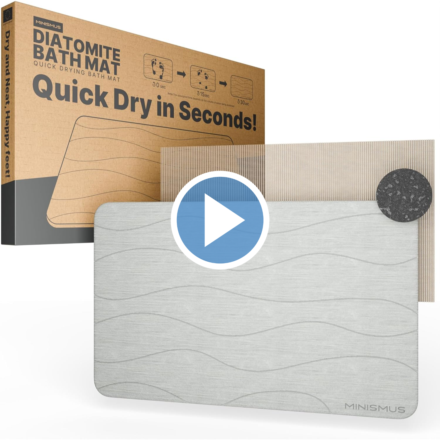 Tappetino Bagno in Pietra Super Assorbente