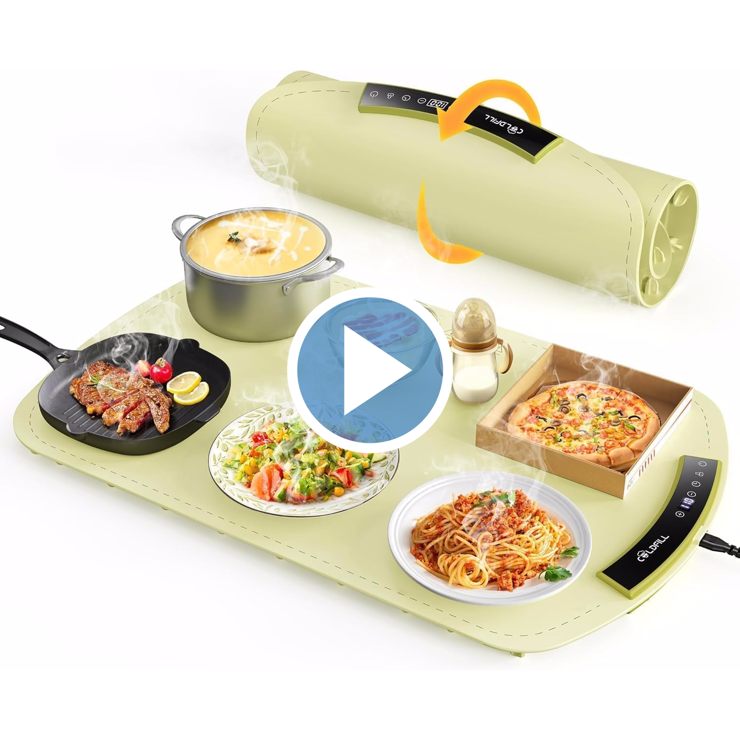 Tappetino Scaldavivande | Piatti sempre alla Giusta Temperatura!