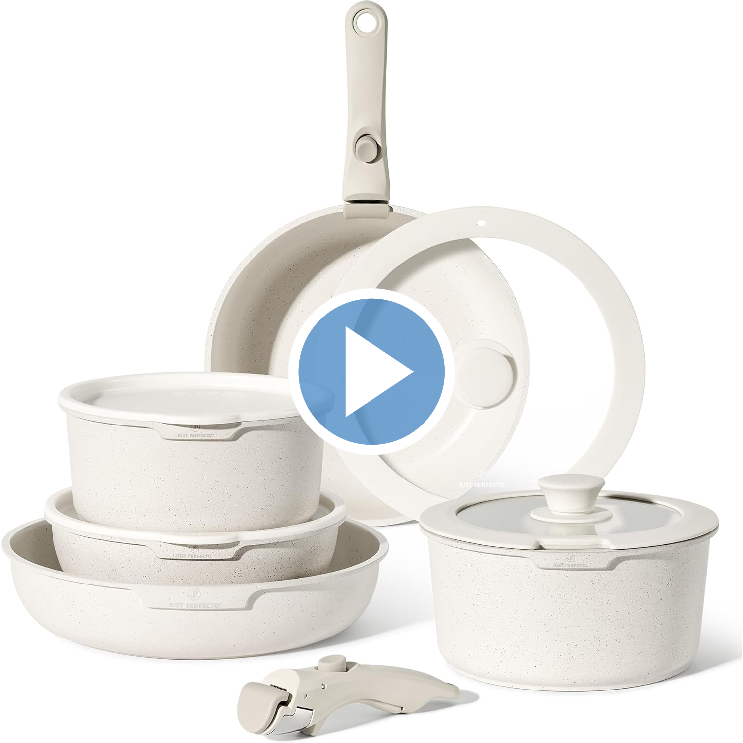 Batteria Pentole Manici Amovibili | Rivoluzione in Cucina