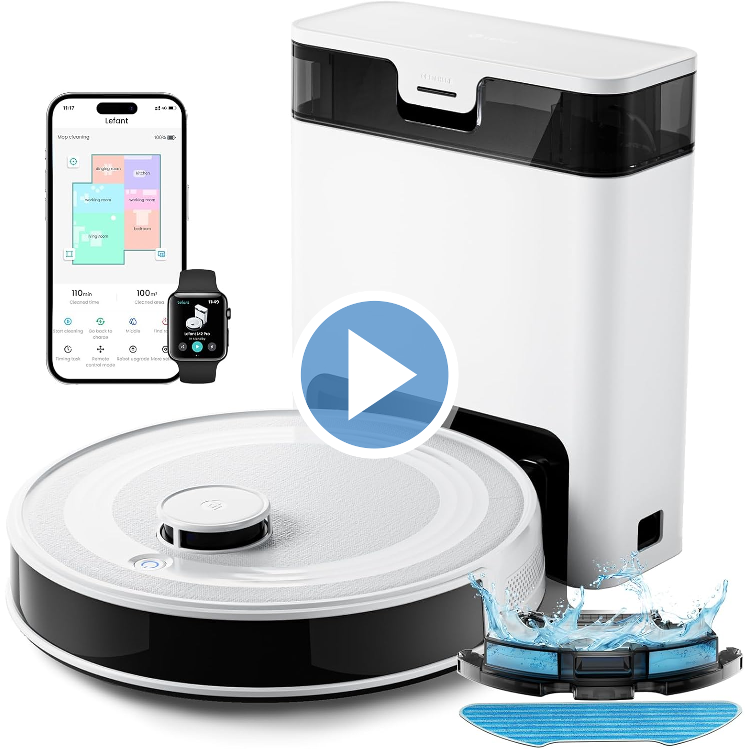 Robot Aspirapolvere Lavapavimenti Super Conveniente