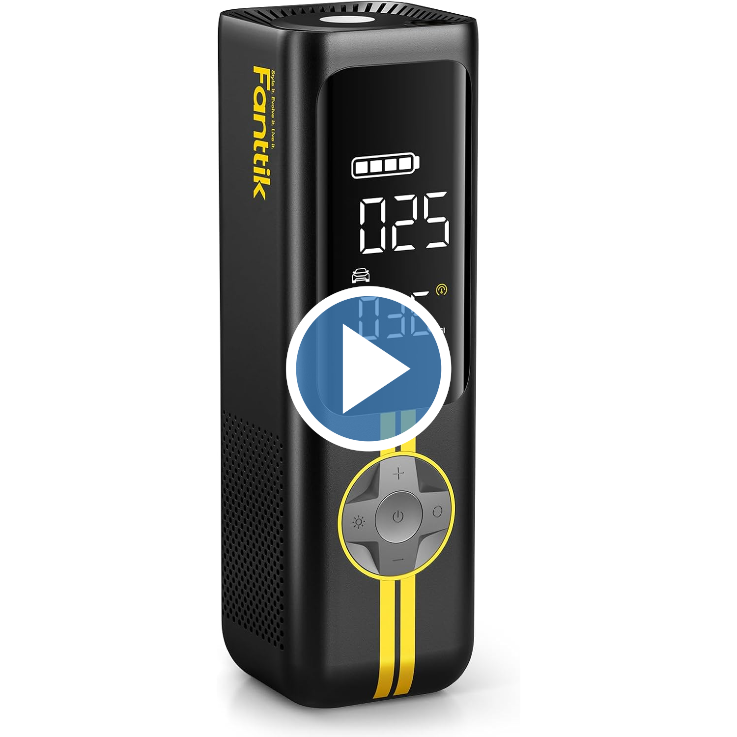 Compressore Portatile Multiuso | Con Luce LED e Power Bank