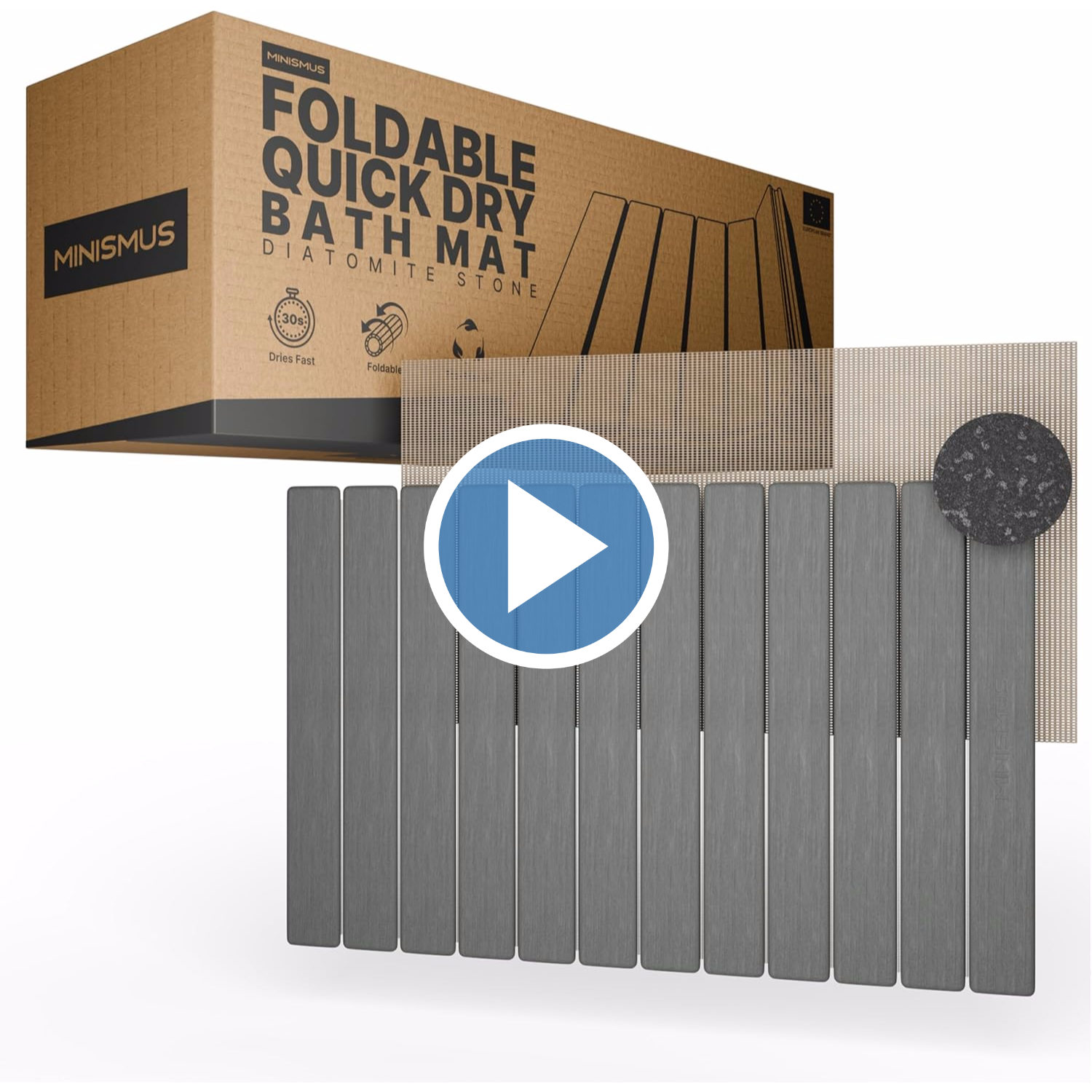 Tappetino Pietra Arrotolabile | La Magia della Diatomite