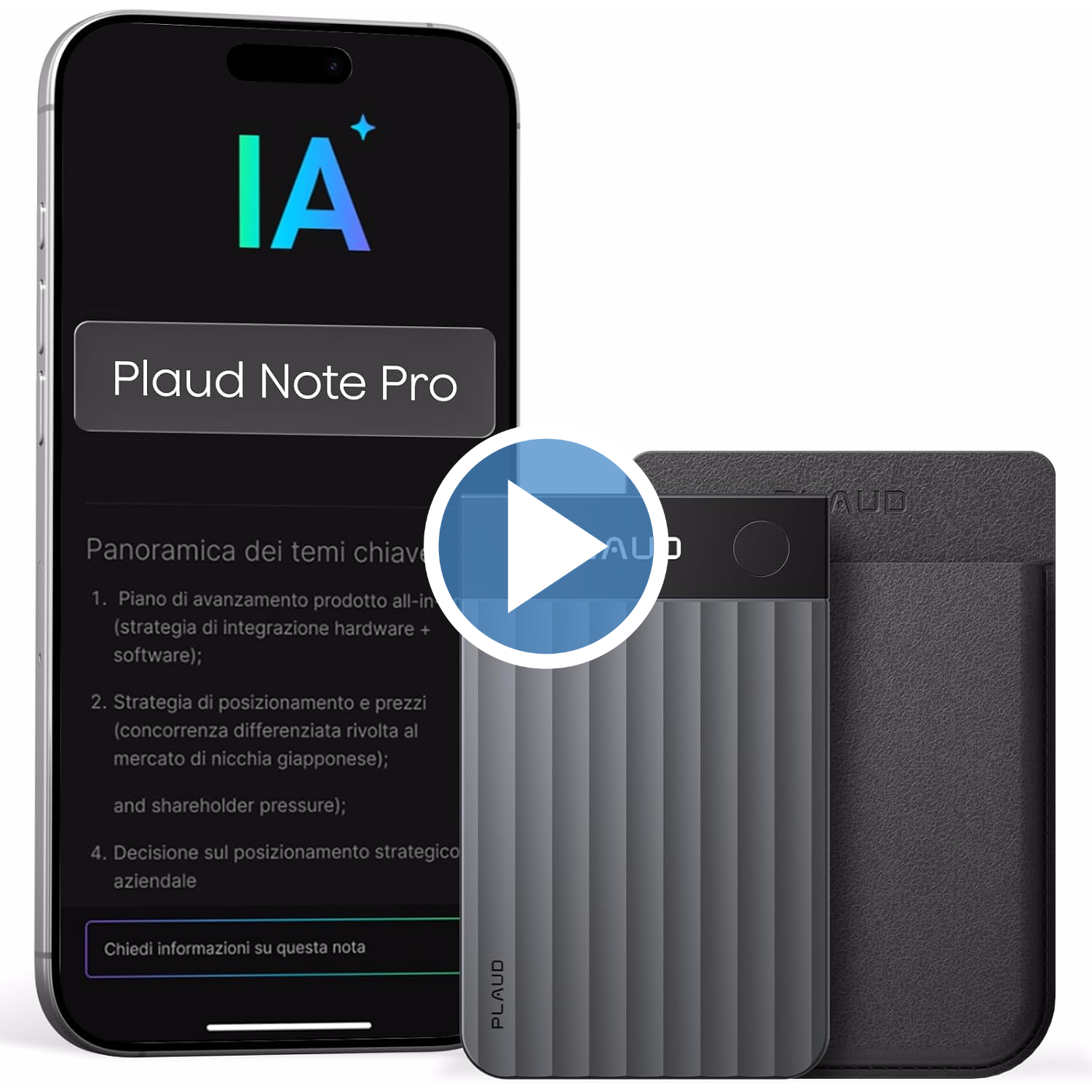 Smart Gadget per Registrazioni con AI